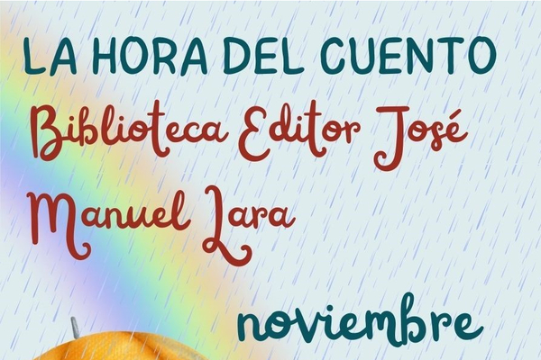 La Hora del Cuento en la Biblioteca Editor JM Lara