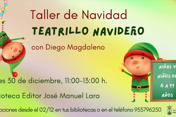 Teatrillo navideños con Diego Magdaleno