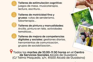 Programa `Acompañar´ con talleres para mayores