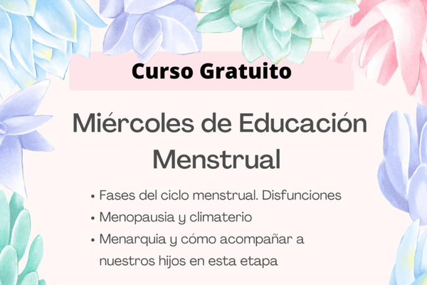 Curso gratuito de educación menstrual