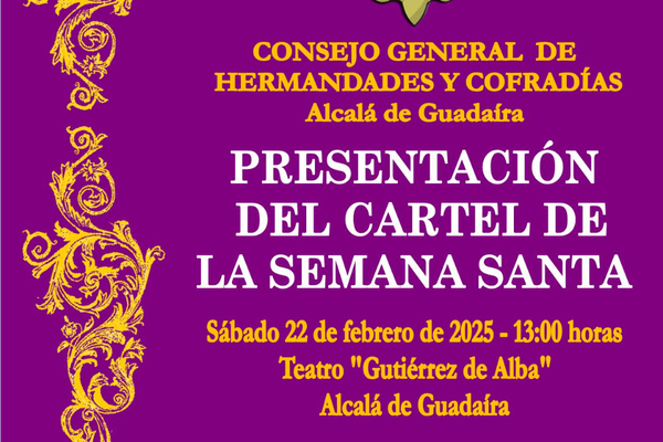 Presentación del cartel de las Semana Santa 2025