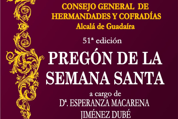 Pregón de Semana Santa de Alcalá