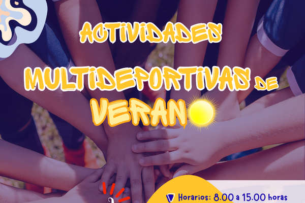 Inscripción para las Actividades Multideportivas de Verano 2026