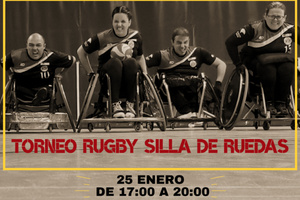 El Complejo Deportivo Sur acoge un torneo de rugby en silla de ruedas