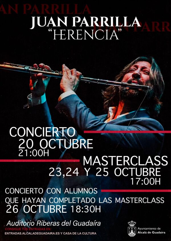 Conciertos y Masterclass con el artista flamenco Juan Parrilla