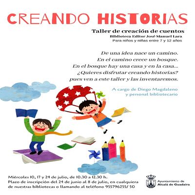 Taller de creación de cuentos en la Biblioteca