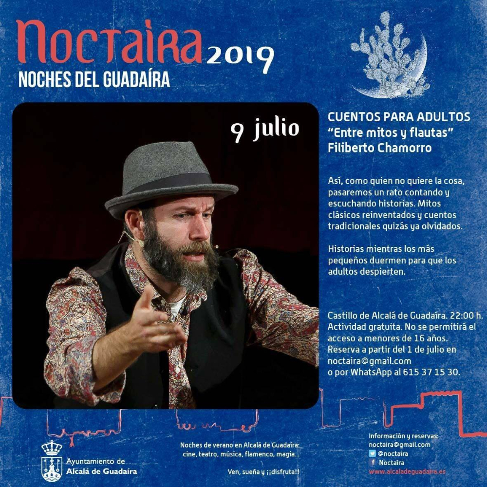 Cuentos para adultos en el arranque de #Noctaíra19 en el Patio de la Sima