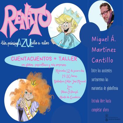 Cuentacuentos y taller con `Renato´