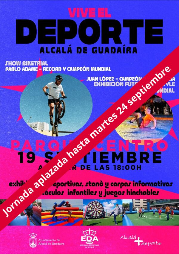 Aplazada la fiesta deportiva en el Parque Centro