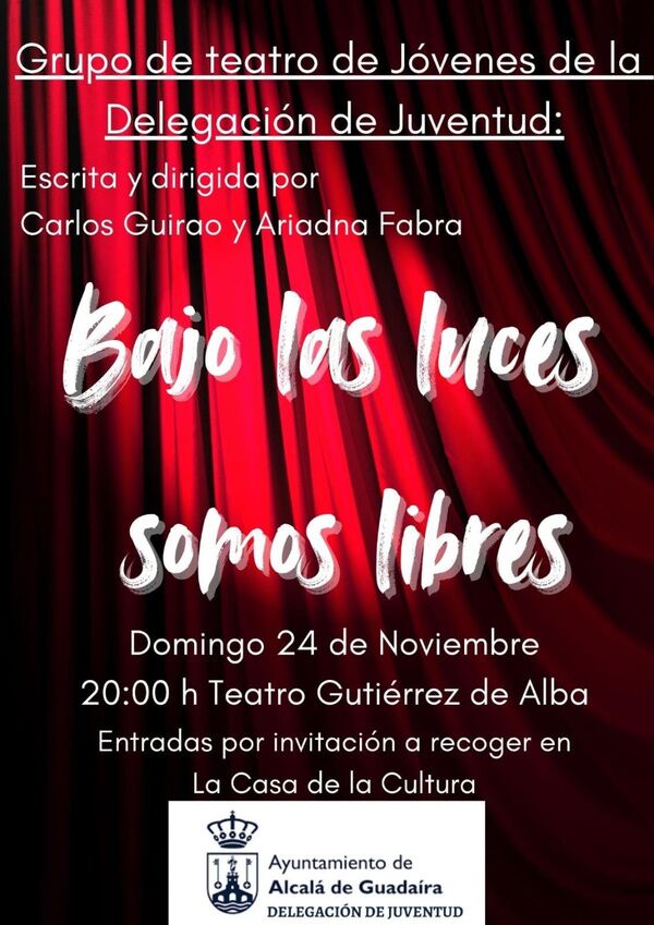 Teatro `Bajo las luces somos libres´