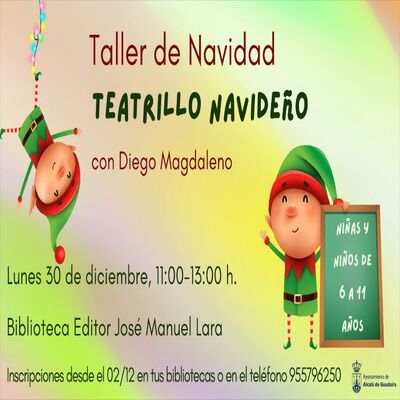 Teatrillo navideños con Diego Magdaleno