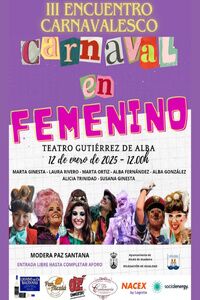 III Encuentro Carnavalesco Carnaval en femenino