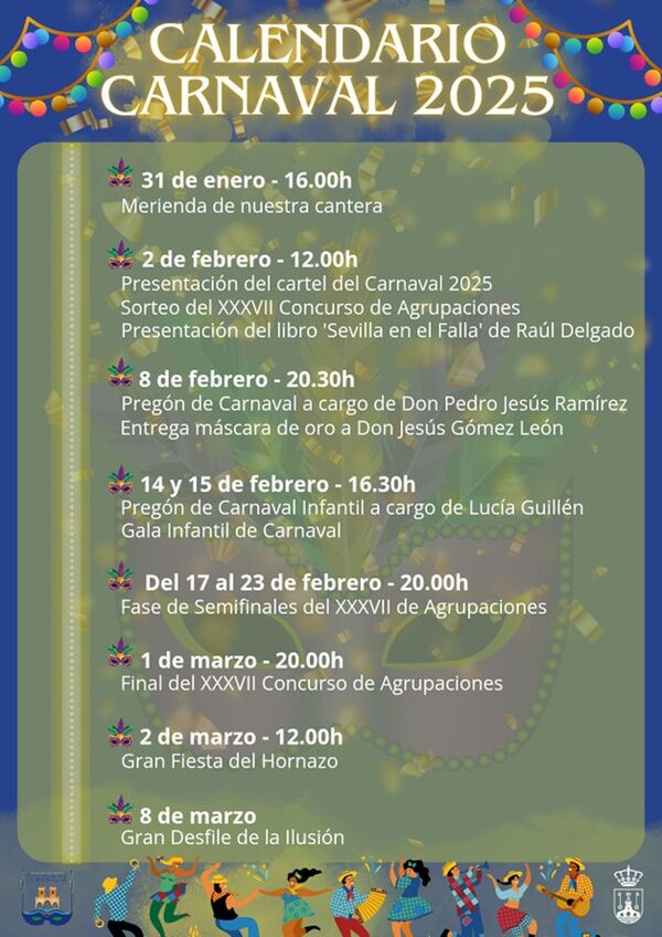 Programación Carnaval de Alcalá 2025