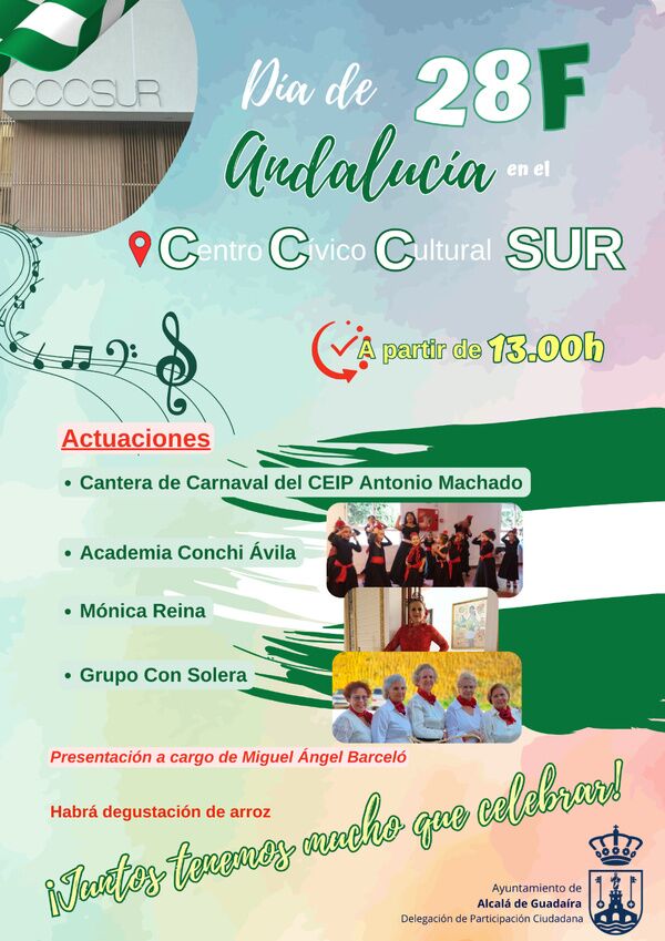 Jornada de fiesta el Día de Andalucía en el CCC Sur