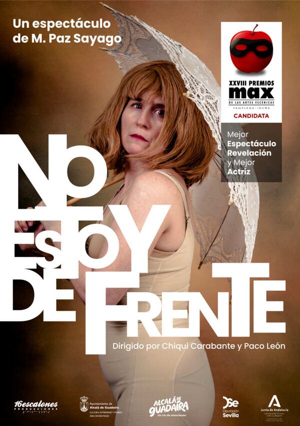 Representación teatral `No estoy de frente´