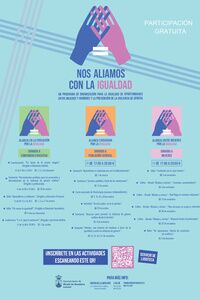 Programa de actividades Nos Aliamos con la Igualdad