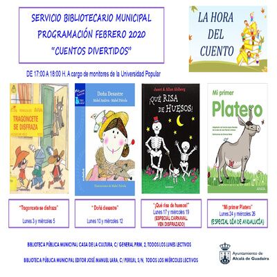 La Hora del Cuento en las bibliotecas de Alcalá