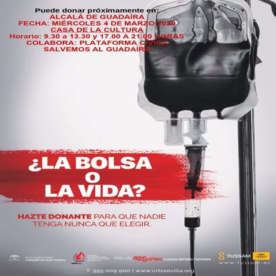 Campaña de donación de sangre en la Biblioteca Editor JM Lara