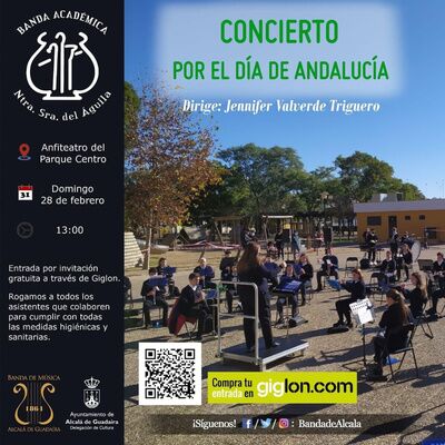 Concierto de la Banda de Música para conmemorar el Día de Andalucía