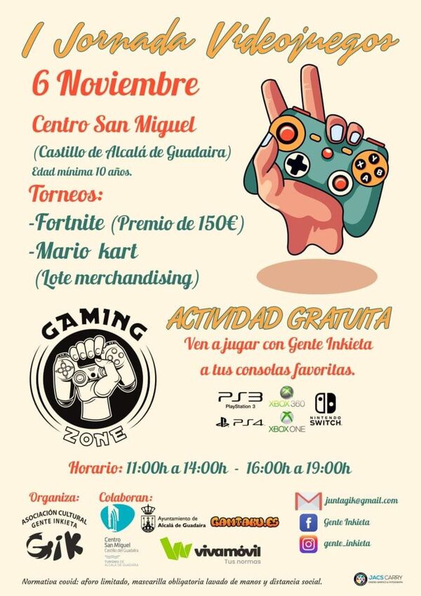 I Jornada de Videojuegos en el Centro San Miguel