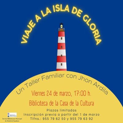 Taller familiar `Viaje a la isla de Gloria´