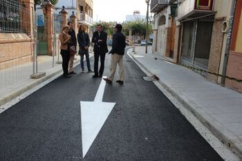 EL PRIMER TRAMO DE LA CALLE BARRIO NUEVO, PREPARADO PARA LA CIRCULACIÓN