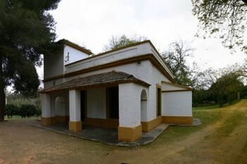 AVANZAN LAS OBRAS DE RESTAURACIÓN DE LA CASA DE BOMBAS DEL PARQUE DE LA RETAMA