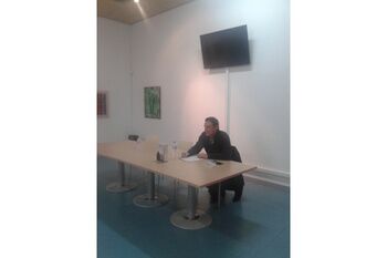 RUBÉN MUÑOZ PRESENTABA AYER SU ÚLTIMO LIBRO 