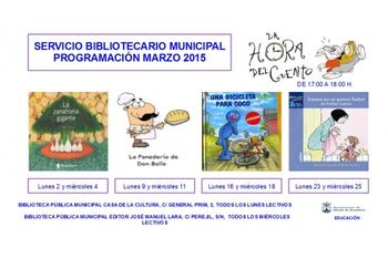 LA HORA DEL CUENTO EN LA BIBLIOTECA