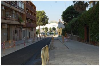 A PUNTO DE FINALIZAR LOS TRABAJOS DE REURBANIZACIÓN EN LA ZONA DE EL PEREJIL EN LOS ACCESOS AL BARRIO DEL CASTILLO