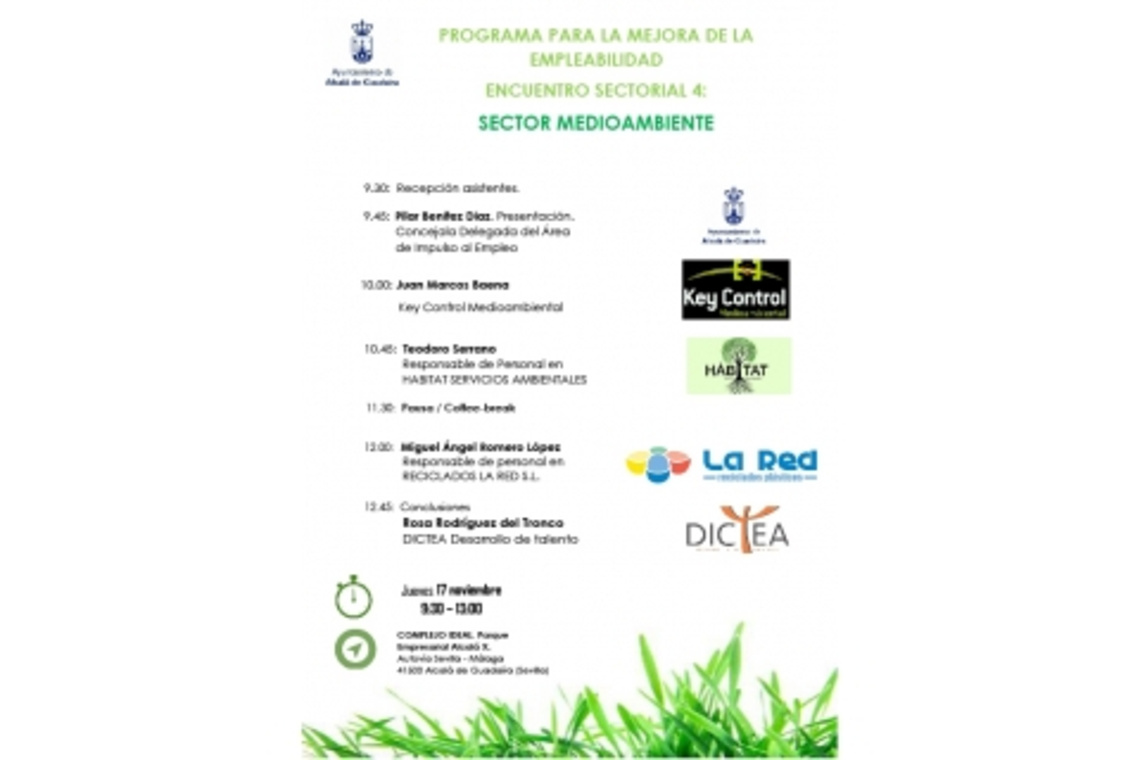 ENCUENTRO EMPRESARIAL DE MEJORA DE LA EMPLEABILIDAD PARA EL SECTOR DEL MEDIOAMBIENTE