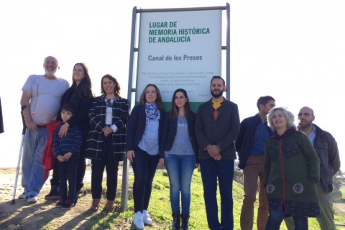 EL CANAL DE LOS PRESOS A SU PASO POR ALCALÁ SEÑALIZADO COMO LUGAR DE MEMORIA HISTÓRICA DE ANDALUCÍA