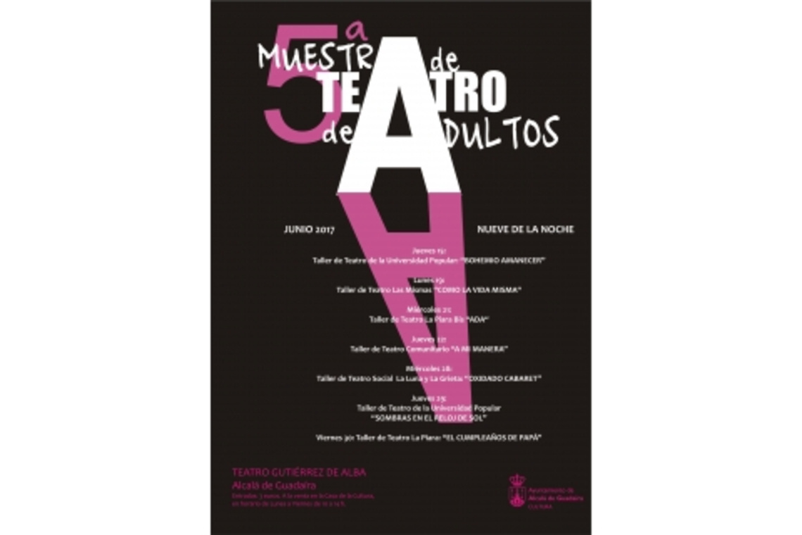 LOS ADULTOS TOMAN EL GUTIÉRREZ DE ALBA EN LA V MUESTRA DE TEATRO DE ADULTOS