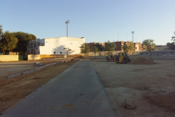 INICIADAS LAS OBRAS DE REURBANIZACIÓN EN LA EXPLANADA DEL CONSERVATORIO DE MÚSICA