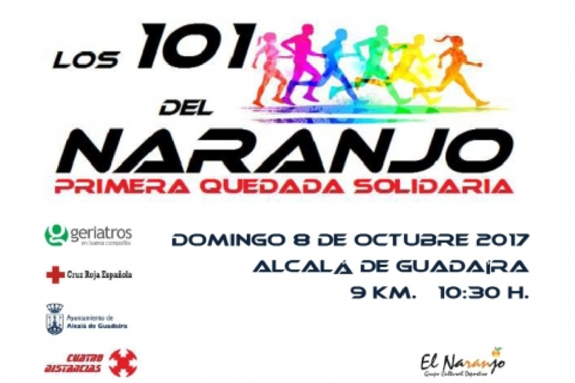 'LOS 101 DEL NARANJO' SE CELEBRA ESTE DOMINGO, UNA QUEDADA DEPORTIVA CON COMPONENTE SOLIDARIO