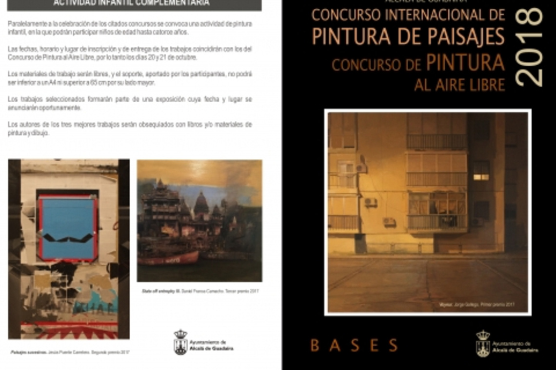 NOTA DE SERVICIO: CONCURSO INTERNACIONAL DE PINTURA DE PAISAJES Y CONCURSO DE PINTURA AL AIRE LIBRE