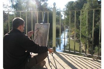 LA CASA DE LA CULTURA ACOGE UNA EXPOSICIÓN DE OBRAS DEL X CONCURSO DE PINTURA AL AIRE LIBRE