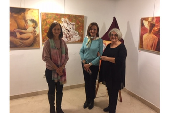 MIRADAS DE MUJER', MUESTRA COLECTIVA DE  PINTURA DEL TALLER HAZTE ARTE