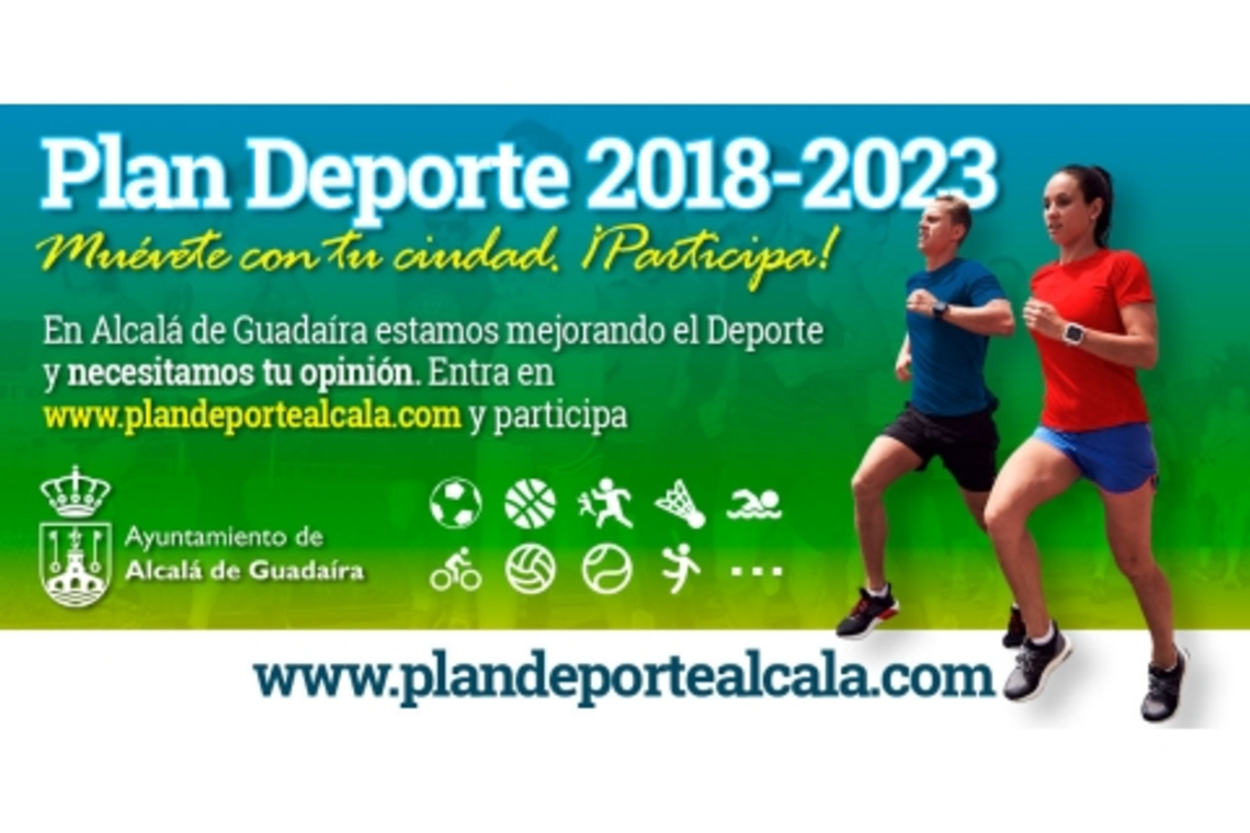 EL PLAN DIRECTOR DE DEPORTES DE ALCALÁ  2018-2023 ABRE SU TRABAJO A LA OPINIÓN DE LOS CIUDADANOS