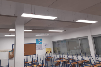 Finalizadas las obras de mejora de la acústica del centro educativo El Madroño