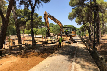 Iniciada la reurbanización del Camino de Oromana