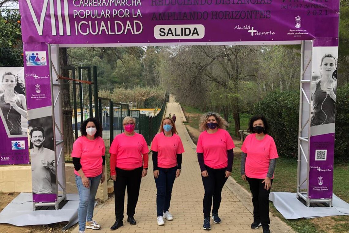 Alcalá celebra este fin de semana de forma virtual la VIII carrera marcha `Por la Igualdad´