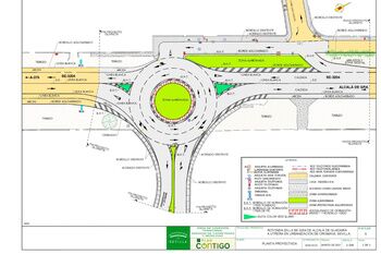 La nueva rotonda de acceso a la urbanización de Pinares de Oromana estará finalizada en este año 2021