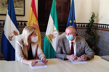 Ayuntamiento y Emasesa suscriben el convenio para la coordinación de obras emblemáticas, las calles Nuestra Señora del Águila y Orellana