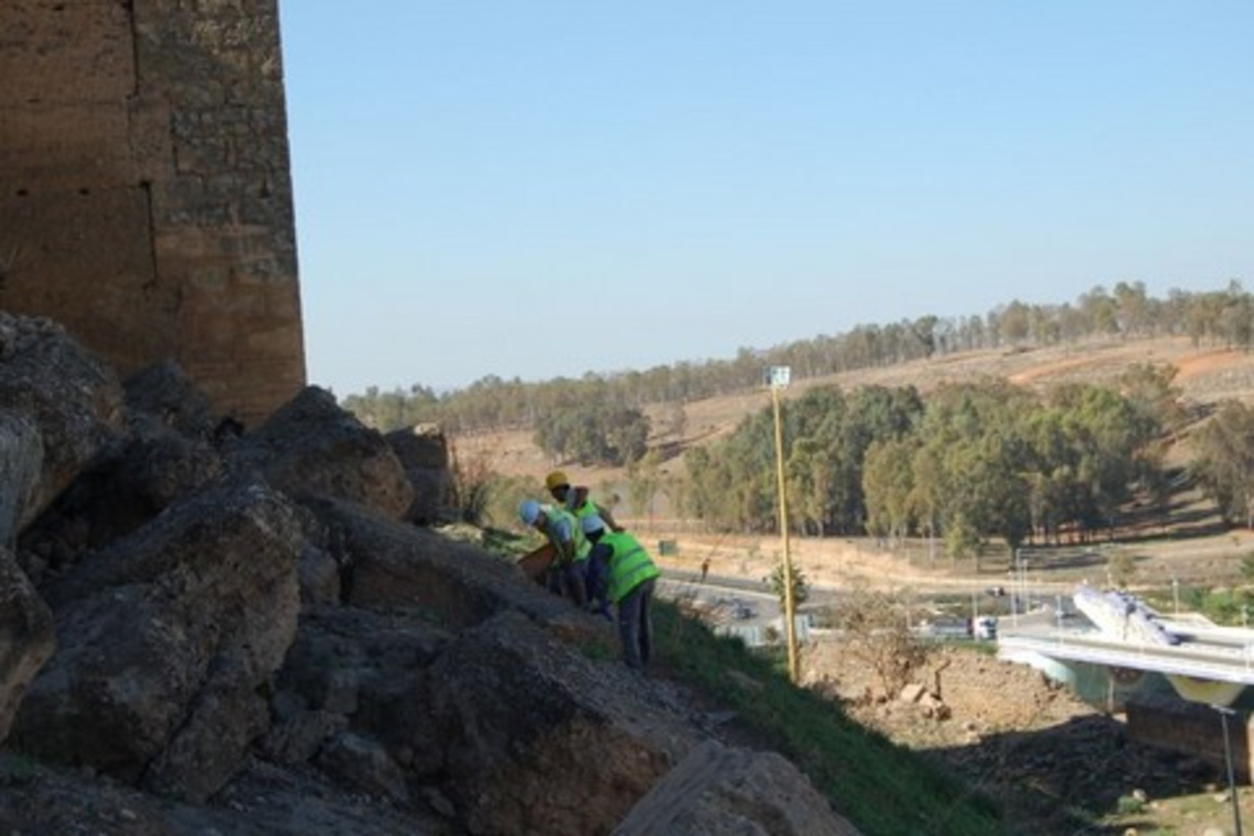 SE ACELERA EL PROCESO DE RESTAURACIÓN DE LA FORTALEZA MEDIEVAL CON EL INICIO DE DOS OBRAS AL MISMO TIEMPO