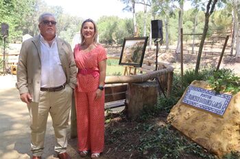 Un Mirador en el Parque de Oromana recuerda  al artista Francisco Barranco