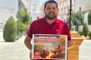 ​Pantalla gigante en Alcalá de Guadaíra para la final de la Eurocopa