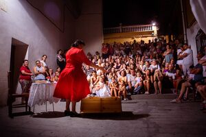 Lleno absoluto para el estreno de ‘Lorca en San Miguel’, un homenaje al poeta de la mano del Grupo de Teatro Comunitario Castillo de Alcalá