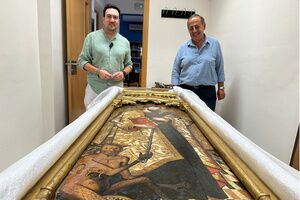 ​La tabla de San Bartolomé llega al Museo de Alcalá