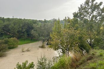 Activado el dispositivo de tráfico y seguridad ante la crecida del río Guadaíra